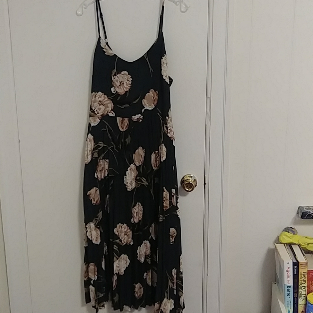 A New Day Green Floral Dress